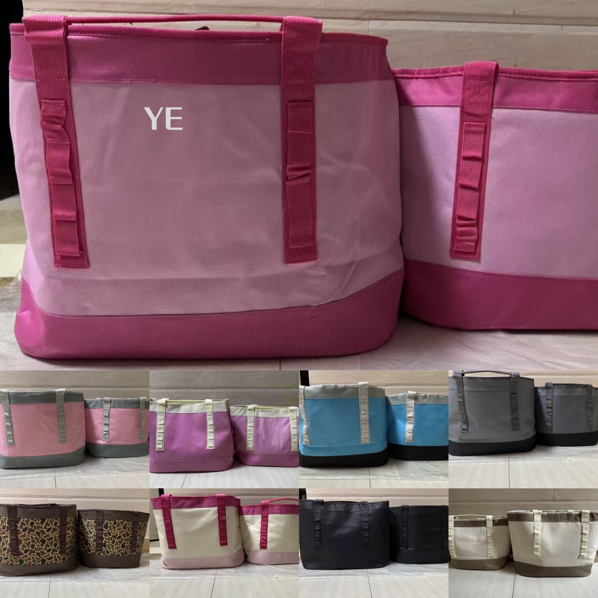 YE 20L and 35L Durable Hard TPU Material Bags for Picnic Use Picnic Box Fishing Camping Lunch Bags Waterproof Low Temperature Insulated Outdoor Ice