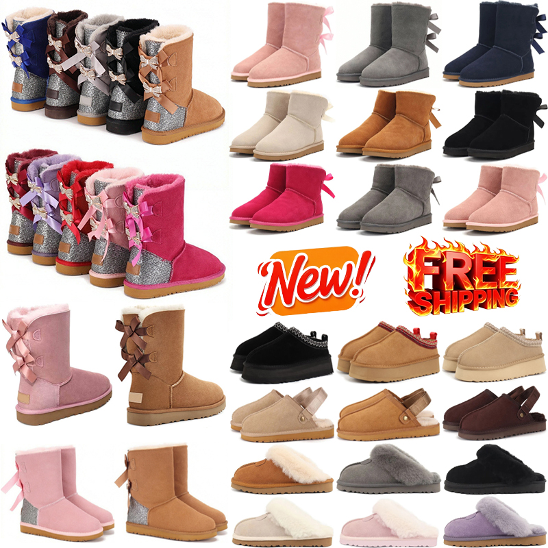 free shipping designer boots woman boot goldenstar clogs tasman tazz slippers evelina slides snow winter brown pink booties bottes sandals shoes