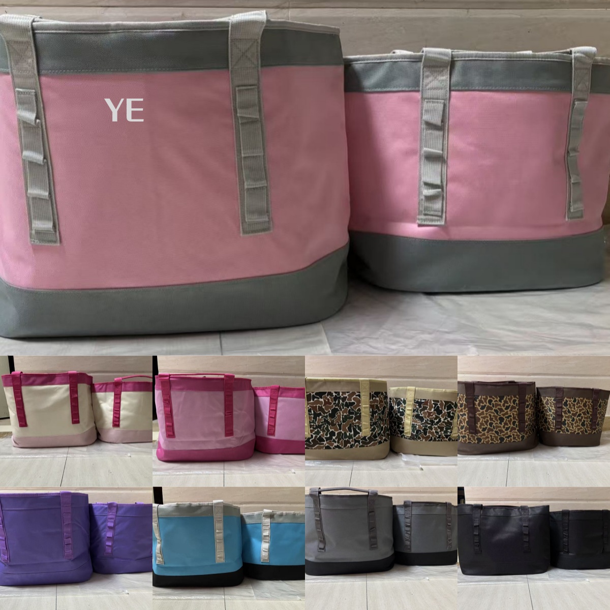 YE 20L and 35L Durable Hard TPU Material Bags for Picnic Use Picnic Box Fishing Camping Lunch Bags Waterproof Low Temperature Insulated Outdoor Ice