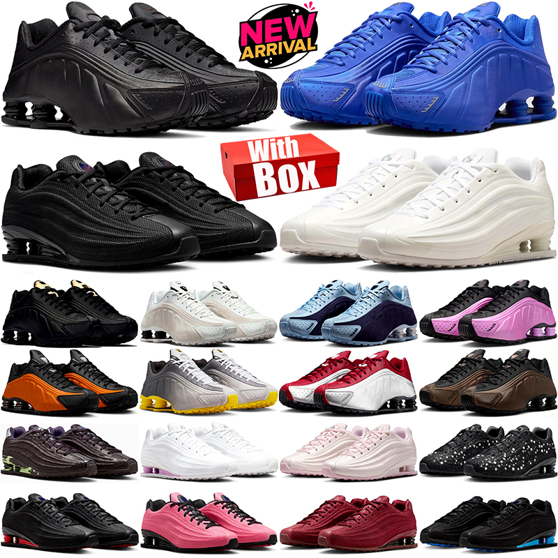 Free Shipping With Box Designer shoxs shoxr4 r4 z sneakers Sports Running Shoes mens trainers for womens chaussure basket trainer sneaker chaussures