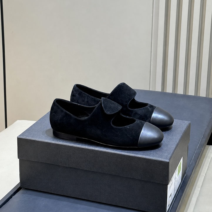 Women Mary Jane Ballet Flats FW26 New Arrival Black White Color Block Round Toe Strap Flat Shoes Elegant Leather Footwear for Dating Daily Wear