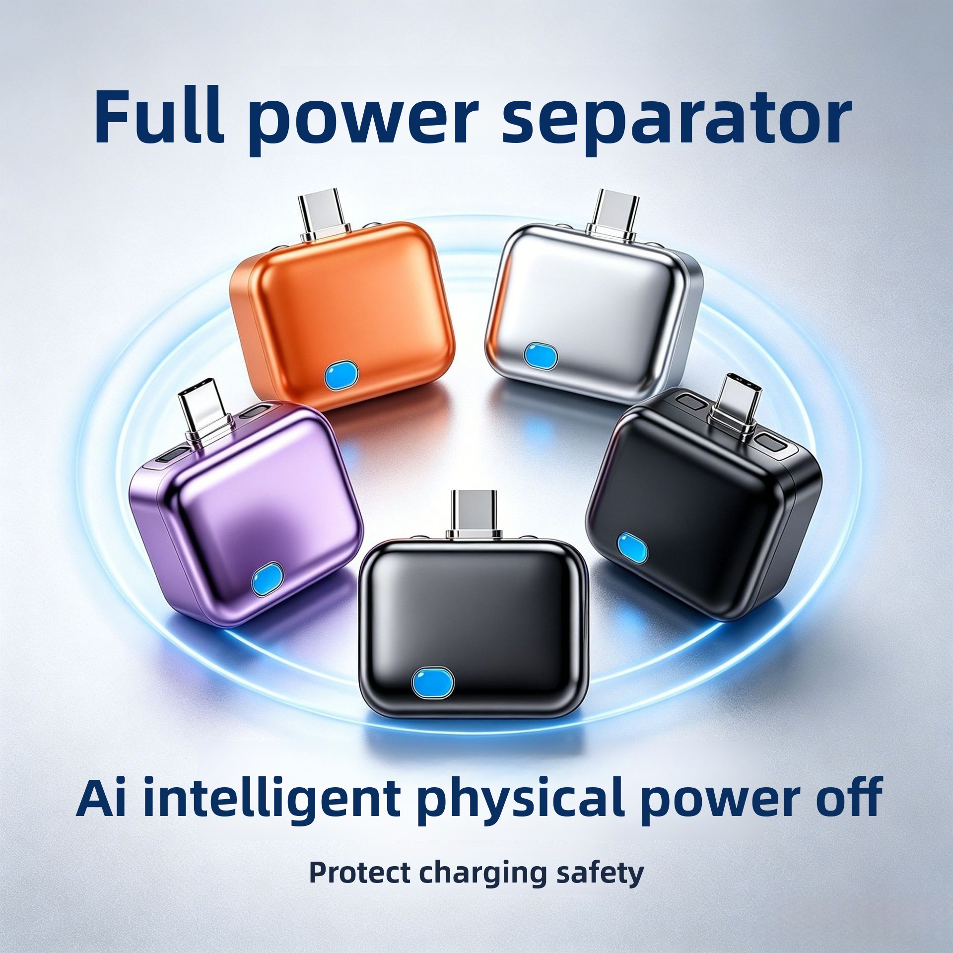 KX-007 Smart Charge complète Déconnexion automatique Protecteur de charge Séparateur de chargeur de type C AI Dispositif de sécurité de mise hors