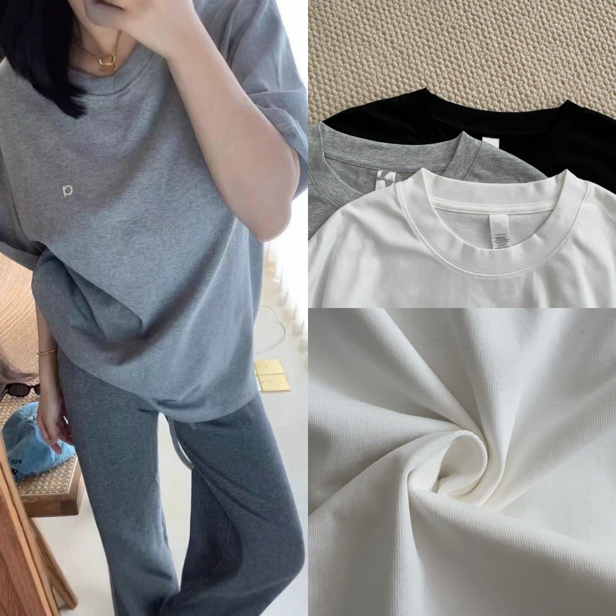 A2886 3D New Summer Short-Sleeve Women's Casual and Versatile T-Shirts Matching Couple Styles