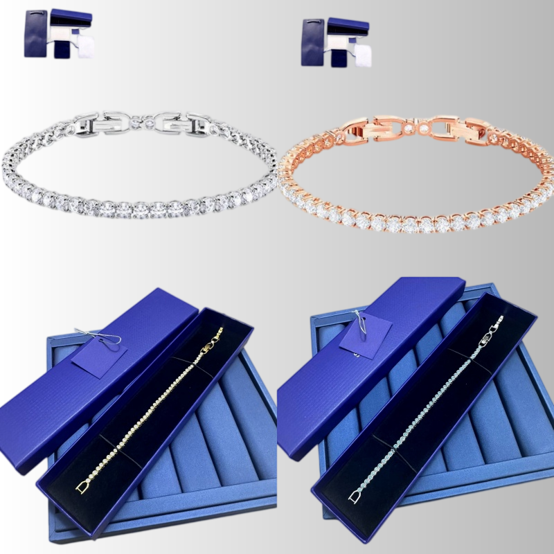 High Quality Tennis Bracelet Women Bijoux De Luxe Chain Full Diamond Bracelets Sparkling Jewellery Designer For Women Adjustable Three Color Optiona