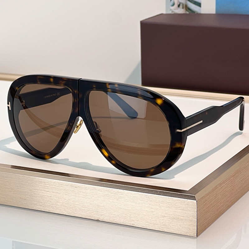 Designers Oversized Oval Sunglasses FT836 Classic womens acetate UV resistant glasses Summer mens outdoor sports cycling sunnies