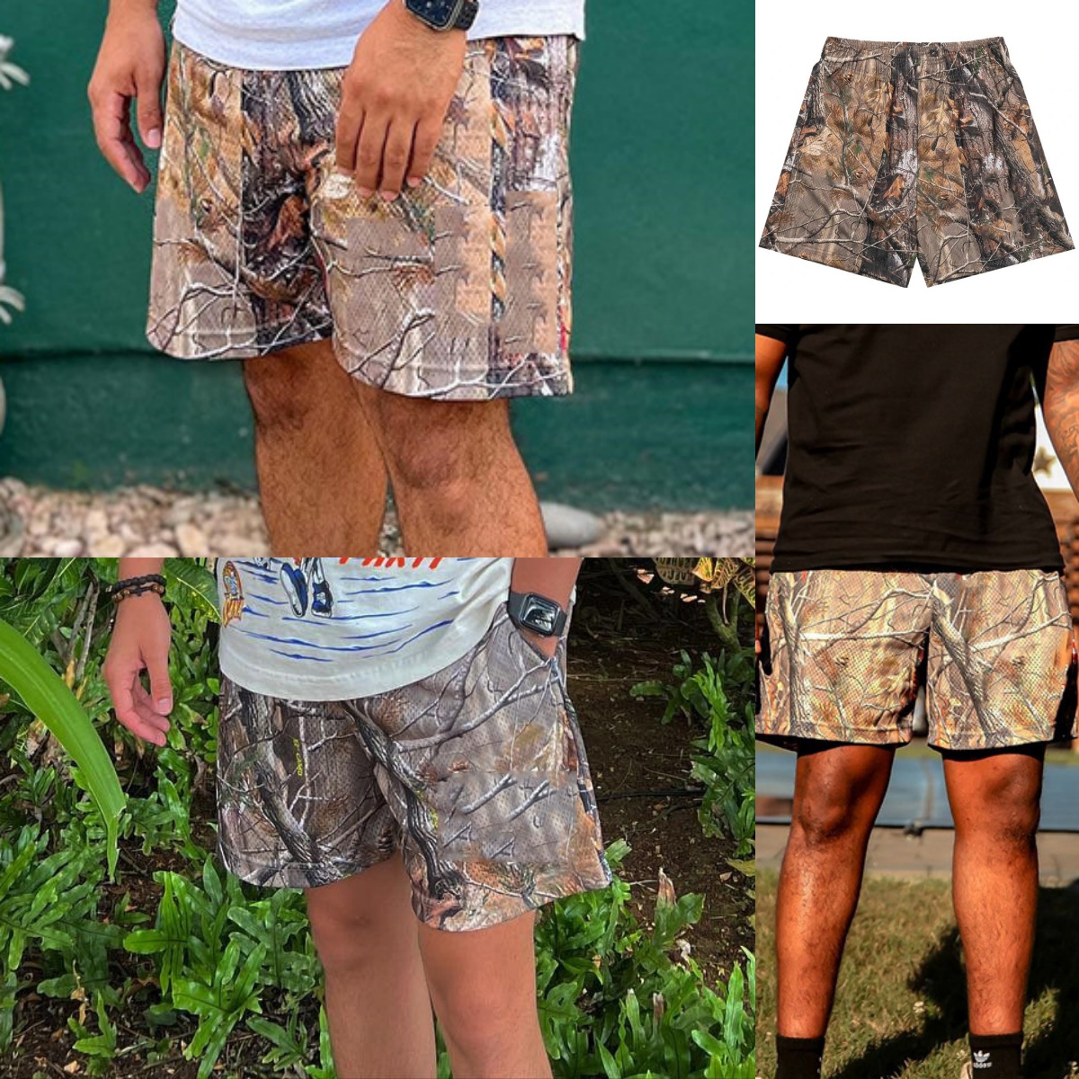 Designer E Short en maille imprimé camouflage unisexe avec cordon de serrage à la taille et respirant à séchage rapide Pantalon court de basket-b