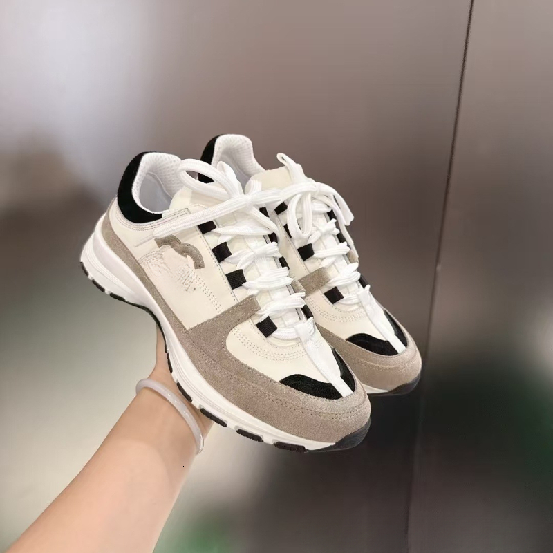 luxury Designer High Version Retro Panda White Shoes 2026 New Platform Shoes Low top Color blocking Lace up Casual Shoes e9