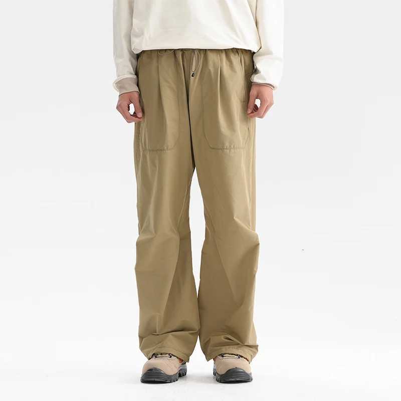 Pants Hiking HIQOR Men's Streetwear Fashion Loose Casual Lightweight Quick Dry Sport PantsOutdoor Techwear Cargo Baggy TrousersW260908