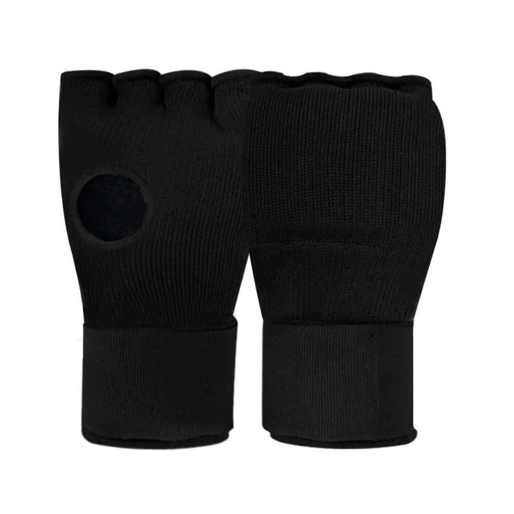 Protective Gear Foam Padding Boxing Gloves Thickened Wrist Straps Muay Thai Gloves Hand Wraps Punching Mitts Half-Finger Boxing Gloves Q260923