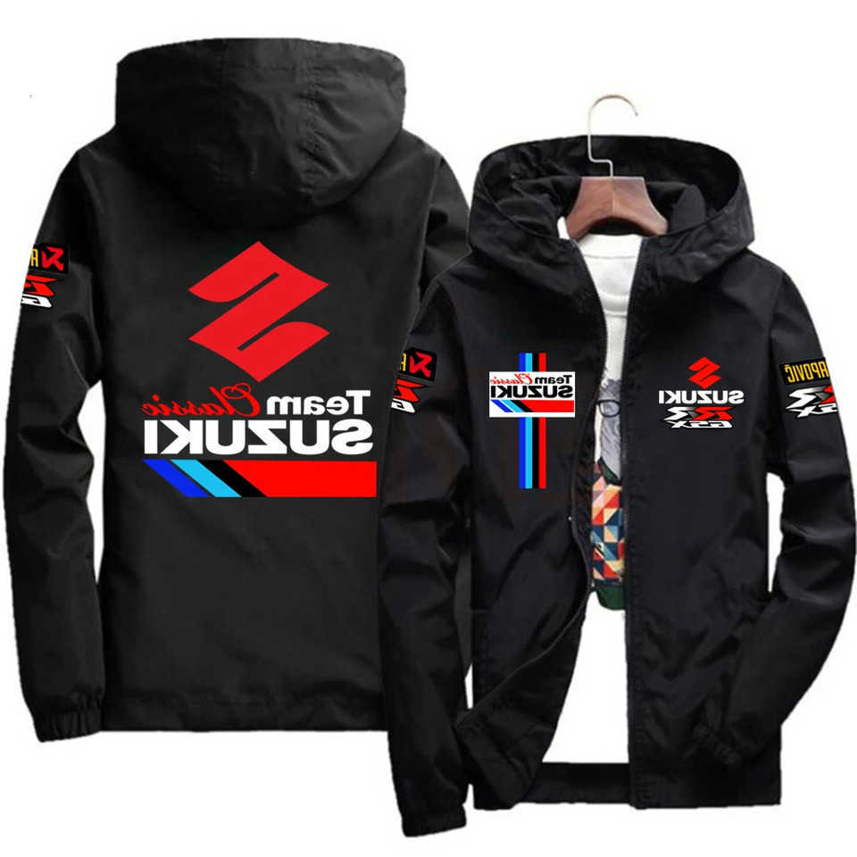 2026 Suzuki Motorcycle New Spring and Autumn Jacket Men's Windproof Jacket Casual Fashion Sports Outdoor Cycling JacketT260909