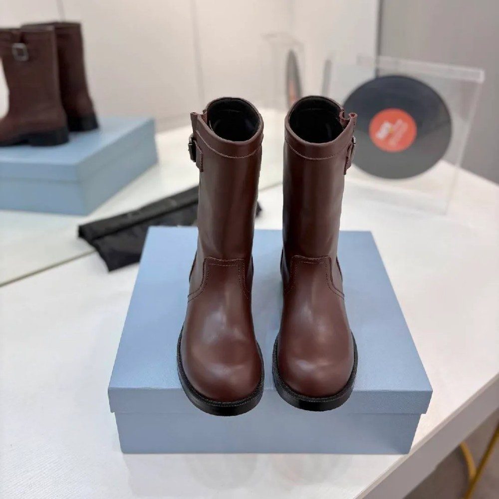 Luxury design boots 2026 New Pleated High Heel Fashion Bootsfor Women, Chunky Heel Plus Size British Style High Shaft Trouser WWW