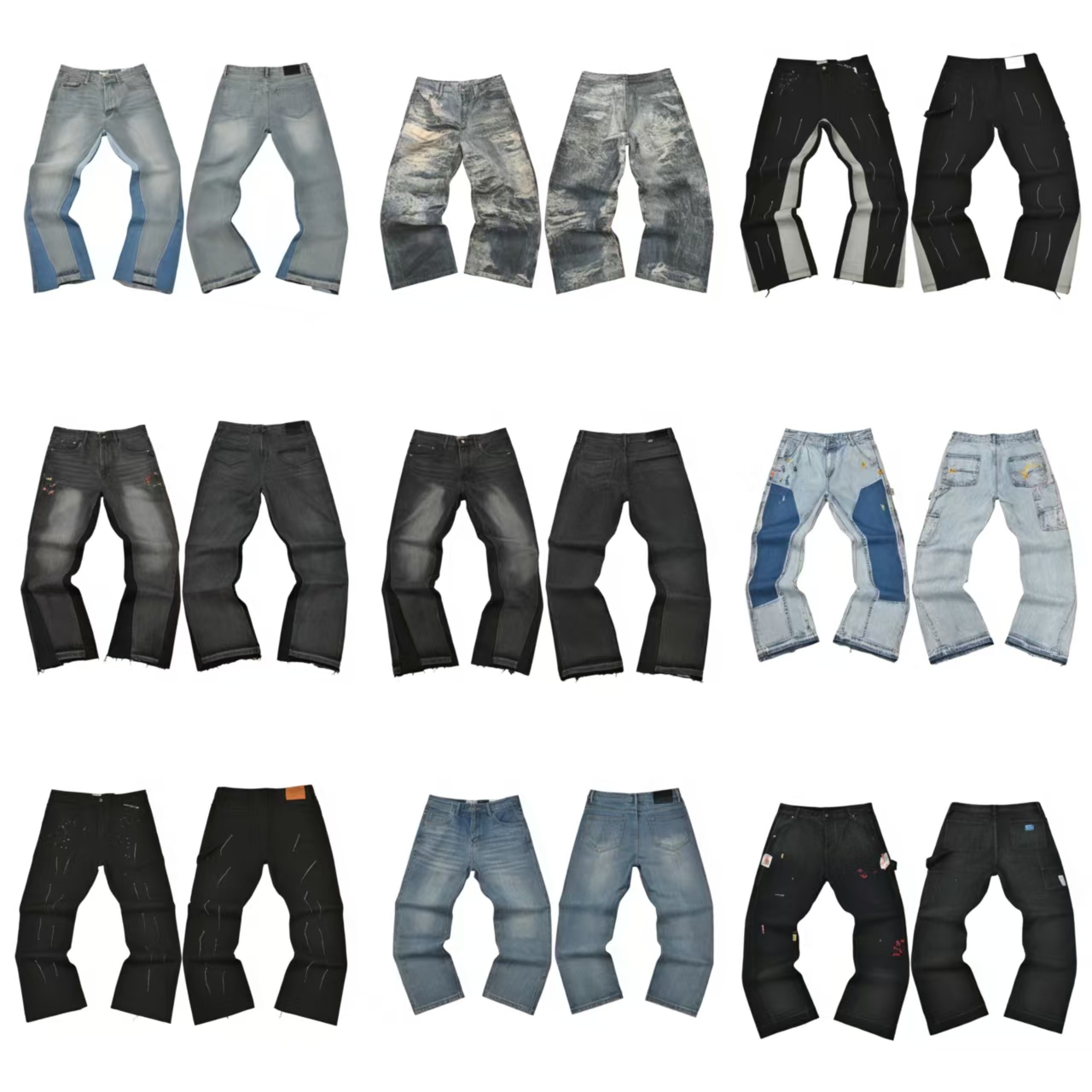 designer pants jeans mens pants sweatpants dept letter women vintage los angeles pants joggers sweatpant graffiti print pantalon splash ink jogger t