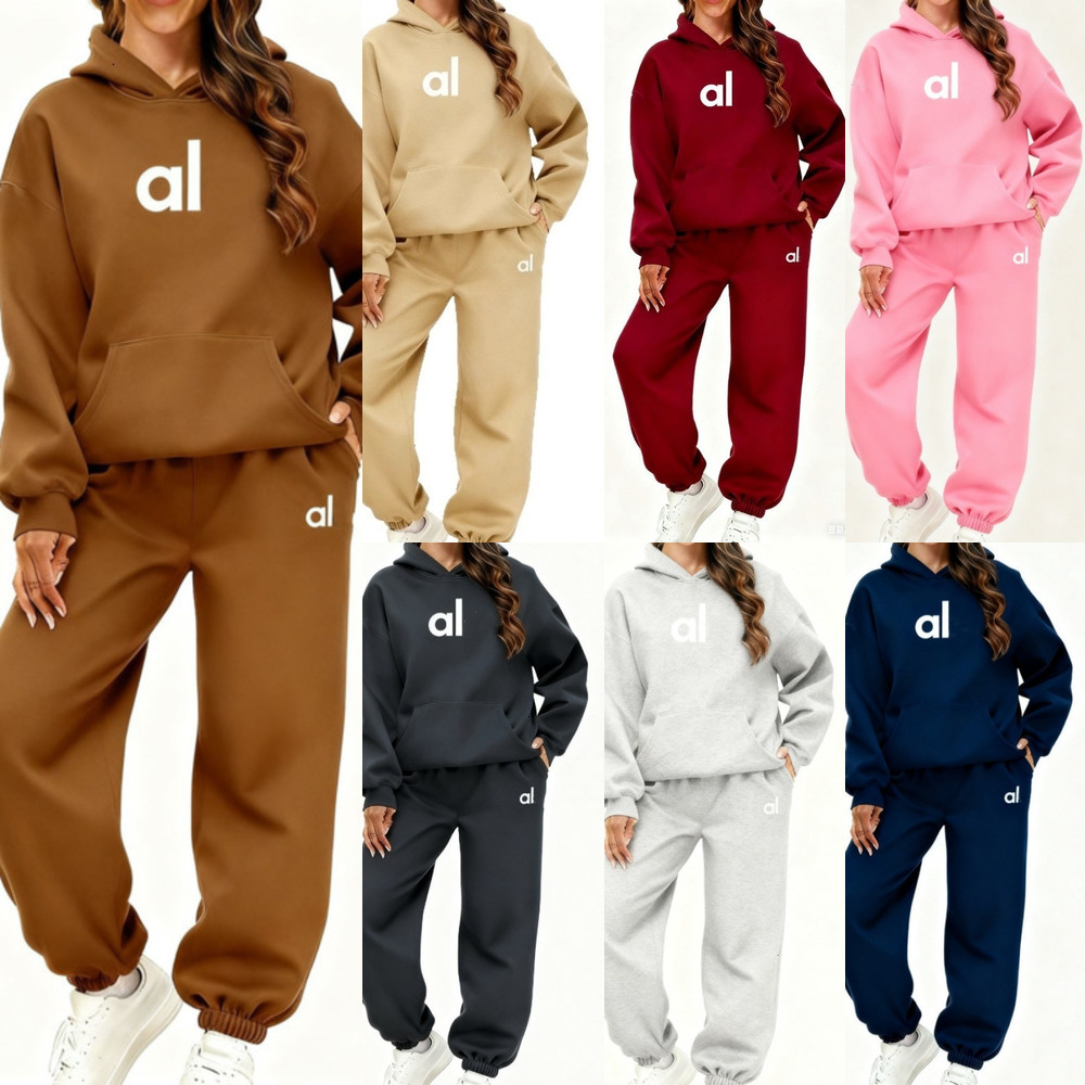 Plus Size Survêtements Femmes Sportswear Designer Deux Pièces Ensembles Survêtement Femme Sweats À Capuche Pull Sweat Jogging Costumes Automne Hi