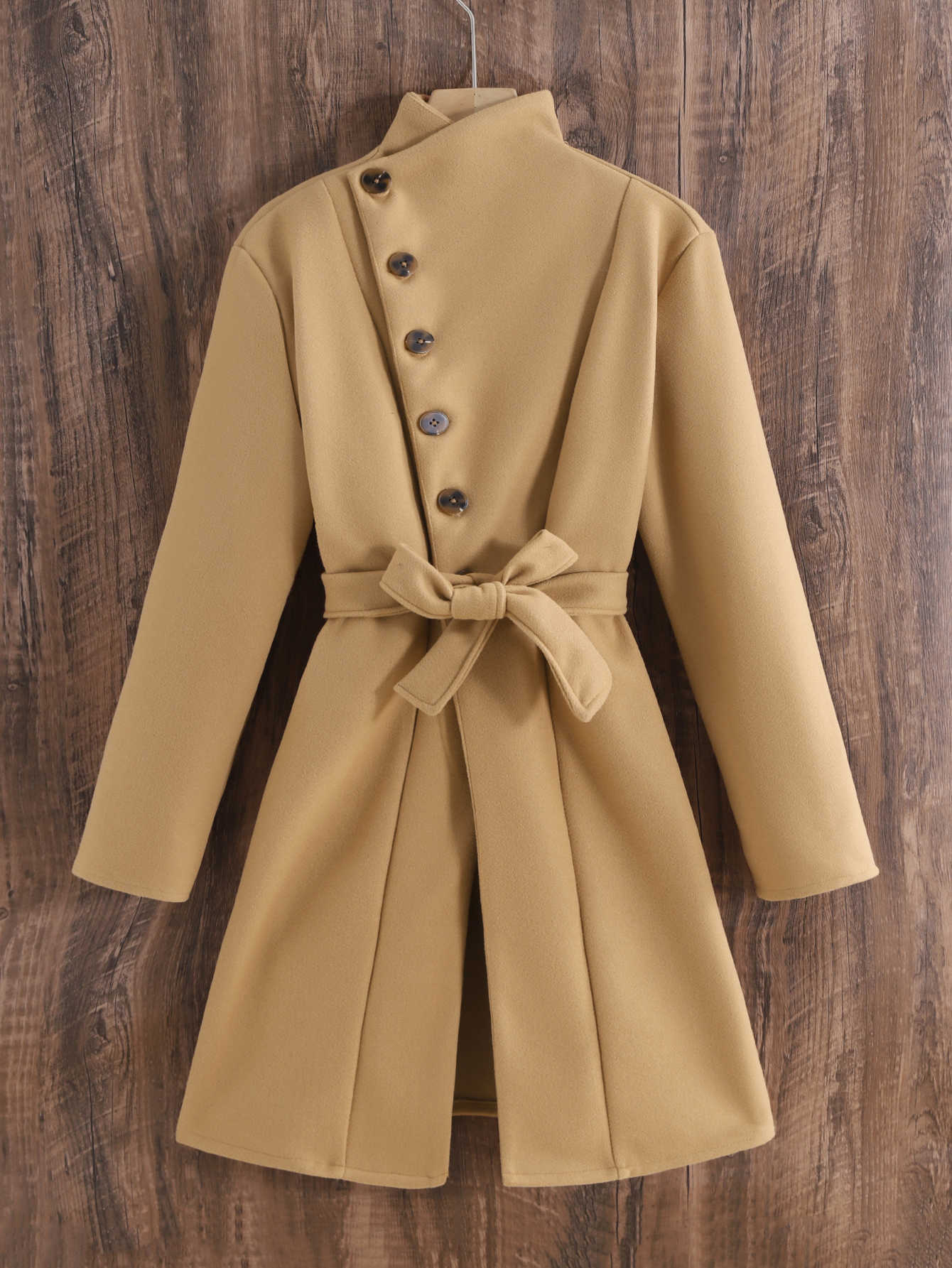Winter Coat Autumn Adult Long Stand Collar Windbreaker Outerwear for Men And Women D260909