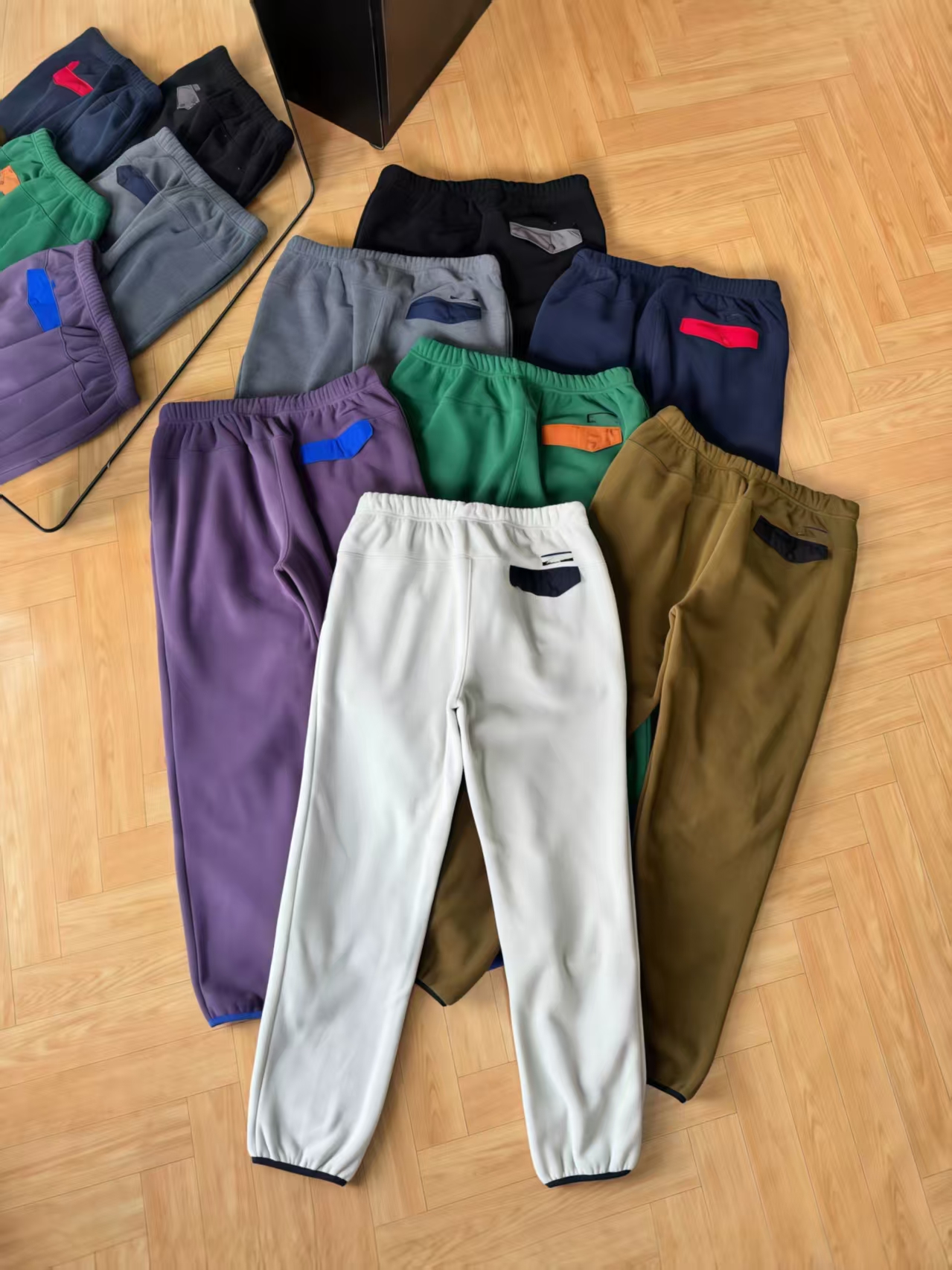 Pantalons pour hommes Pantalon long en polaire thermique d'extérieur de style occidental pour hommes, longueur cheville, polyvalent, tendance et