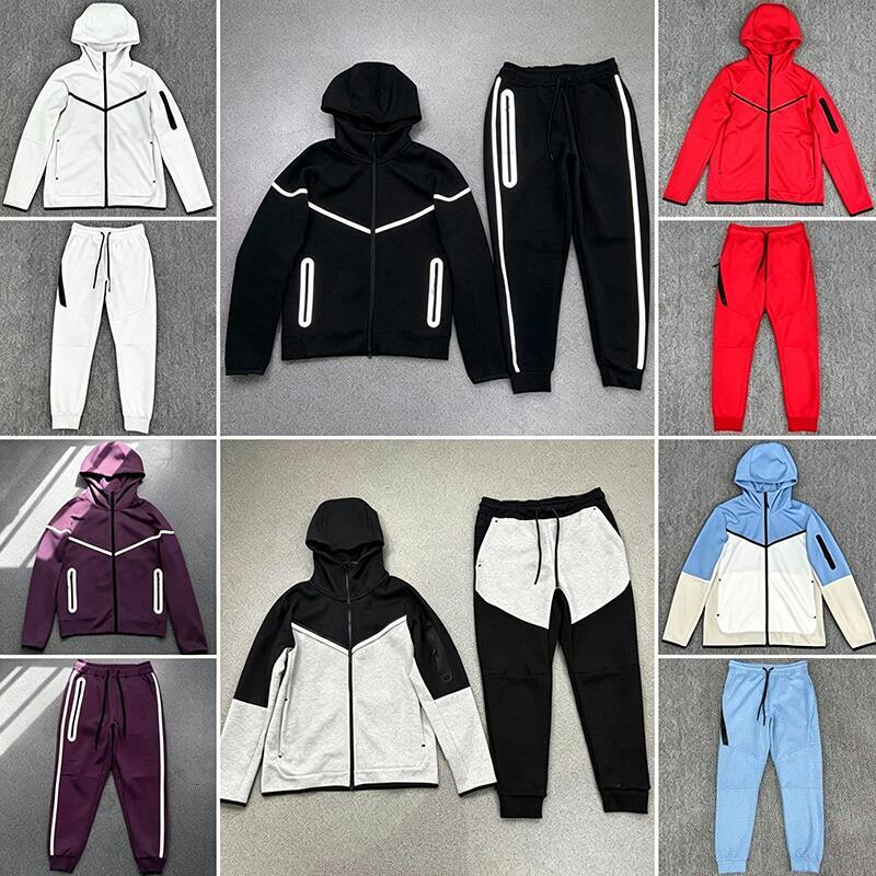 tech fleece tracksuit Designer Jacket mens hoodie Mens Sweatshirts Sweatpants Fashion Full Zip-Up Jacket Trousers For Men Women tech fleece Streetwe