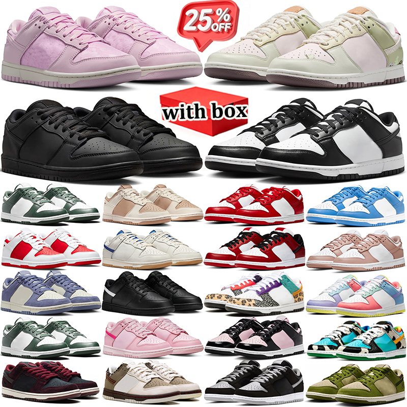 with box designer shoes men women Panda Grey Fog Sail Sand durable trainers sports athletic runners mens comfortable outdoor sneaker