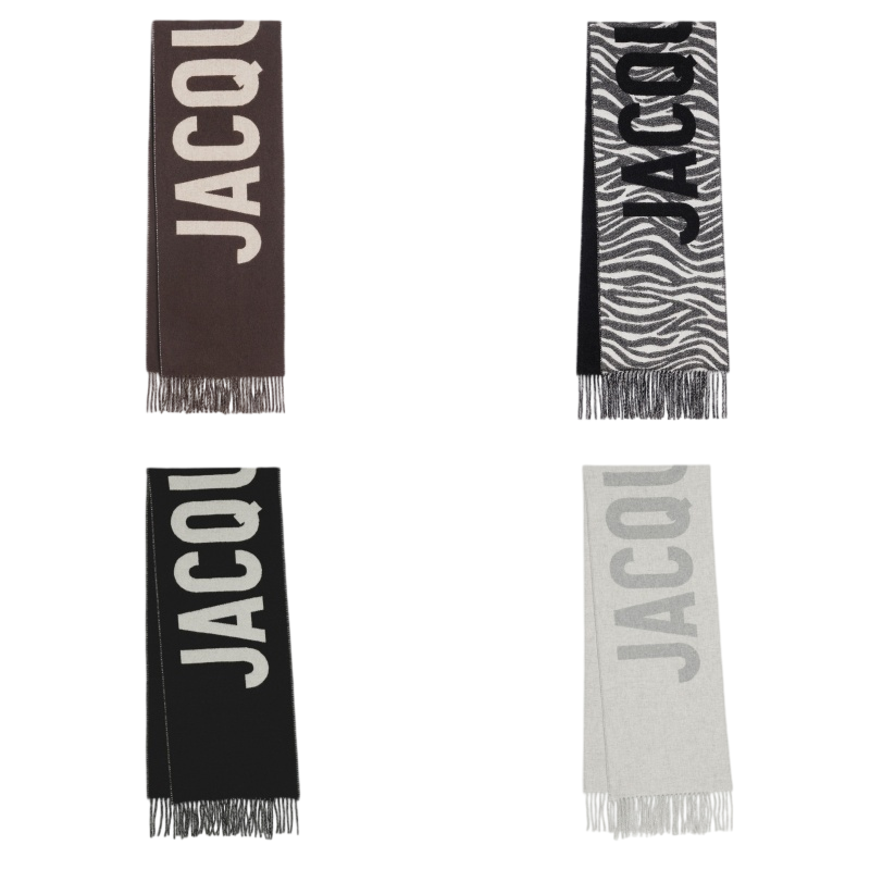 Jaq Luxury Scarfs Designer Women Cashmere Scarves Schal New Scarf Long Soft Comfortable Double Sided Bold Letter Print Tassel Shawl Unisex Winter Ou