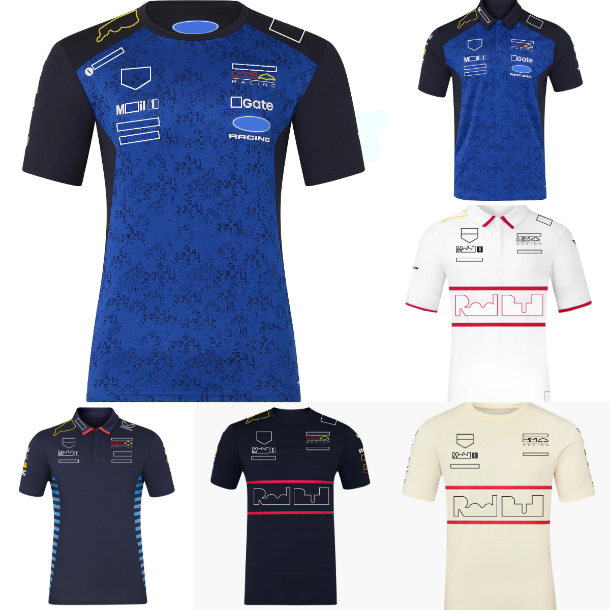 2026 New F1 Team Set Up T-shirt Mens Formula 1 Racing Polo Shirt Driver Race Jersey Motorsport Car Fans Replica Unisex Quick-drying Tee