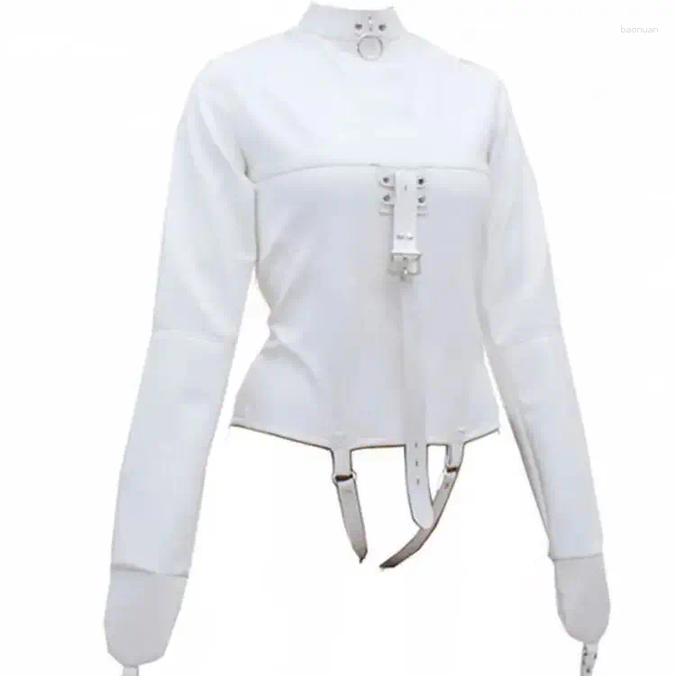 Women's Leather Lace Up Long Sleeved Pu Autumn Winter Faux Jacket For Women Fashionable Retro Slim Fit Black 71