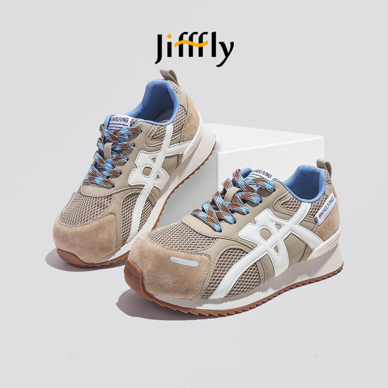 Chaussures de mode respirantes en maille pour femmes de marque Jiffy - Chaussures haut de gamme de créateur