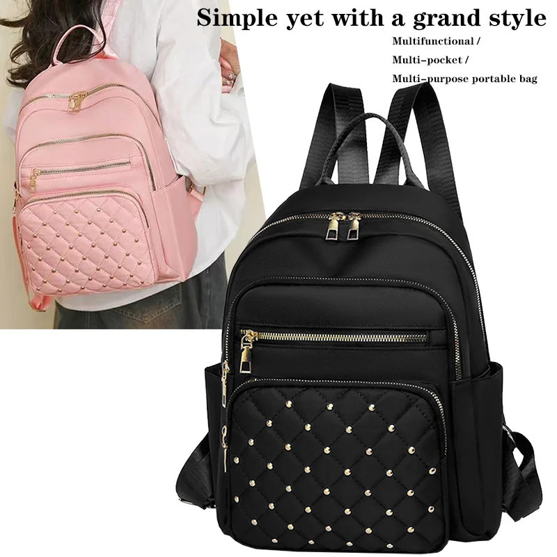 2026 New New Outdoor outdoor Outdoor Daily Wear Soft Fabric Women Backpack Side Pocket N Simple Multi Color Rucksack For Casual Street Matching Free