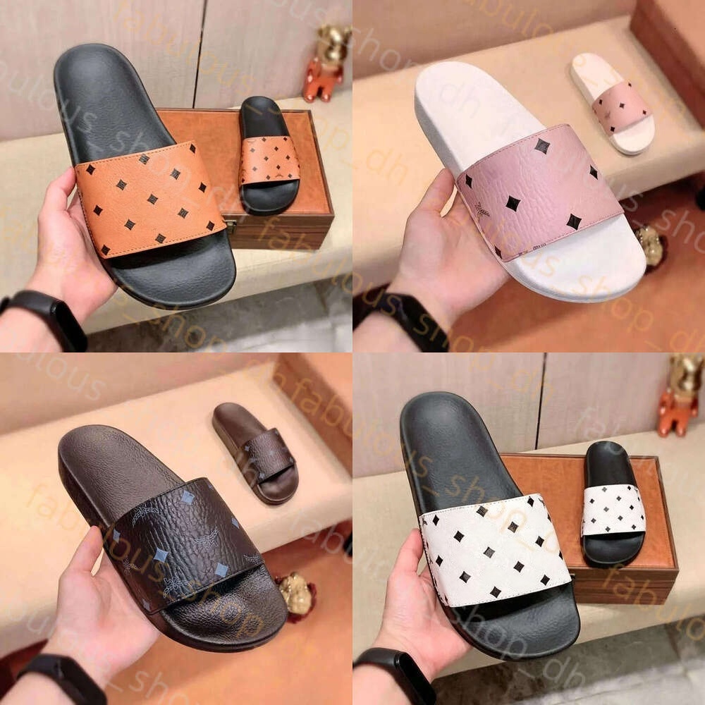 Top Quality Men Sandals Womens Slides Luxury Shoe Designer Sandal Women Slipper Printed Visetos High Quality with letters Summer Beach Sliders mens
