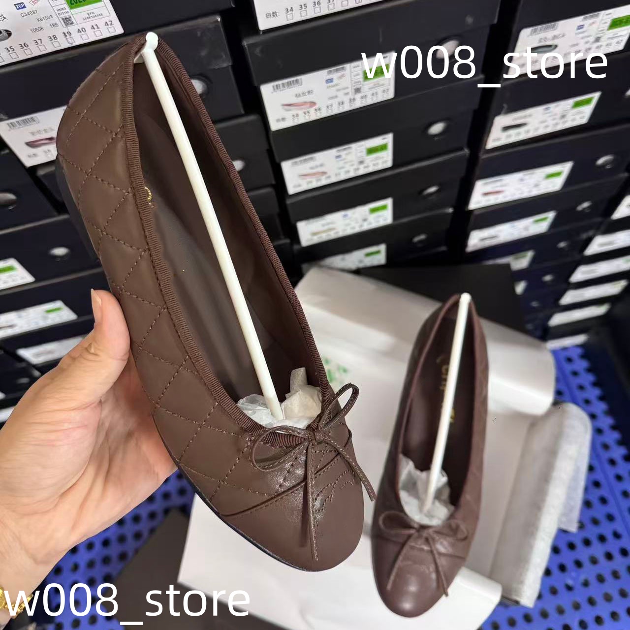 2026 France Paris lambskin Luxury designer Ballet Flats Shoes Women brands Quilted Genuine Leather Slip on Ballerina Round Toe Ladies Dress ballet s