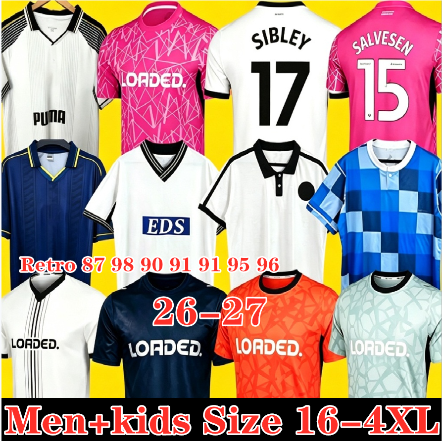DerbyS 26 27 Soccer Jerseys MORRIS AGYEMANG 2026 Football Shirts BREWSTER WEIMANN CLARK football kits OZOH ELDER CLARKE Men Kids Kit Football Shirts