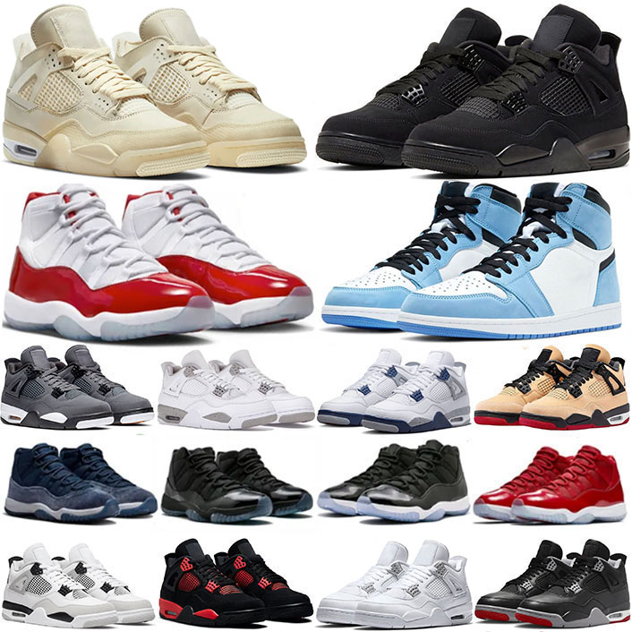 Designer shoes 1s Low OG Black Phantom Triple White University Blue UNC Bred Toe Light Smoky Grey Mens Womens trainers Outdoor Sports sneakers Eur 3