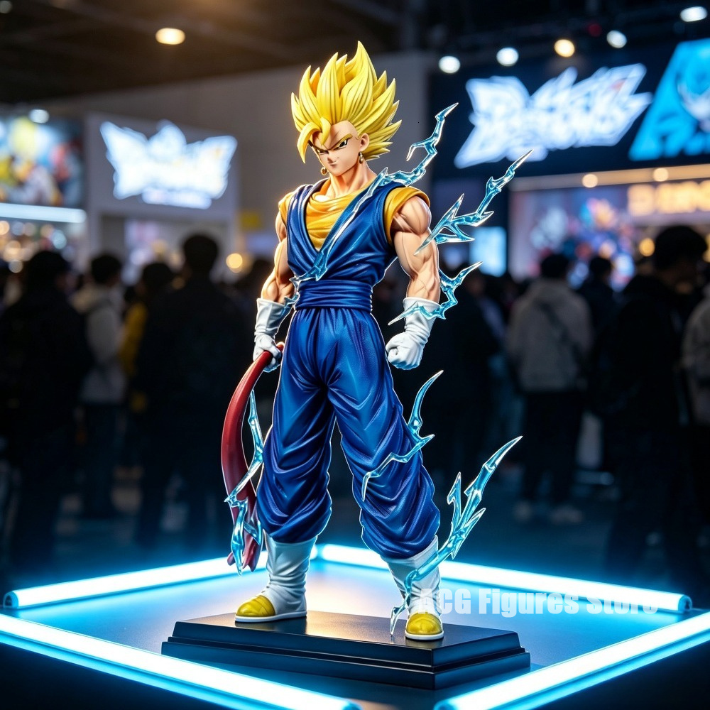 32cm/12.6in Anime Dragon Ball Z Figure Vegetto Action Figures Pvc Goku Vegeta Combine Statue Collection Model Toys Gifts 26L0910
