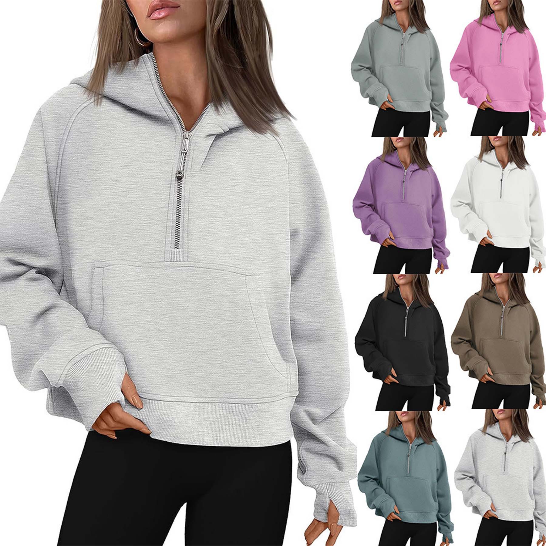 10A Top Quality Luxury Scuba Zippered Hoodie Half Zip Sport Coat Loose Sweater Gym Short Set Fitness Short Oversize Plush Jacket Activewear