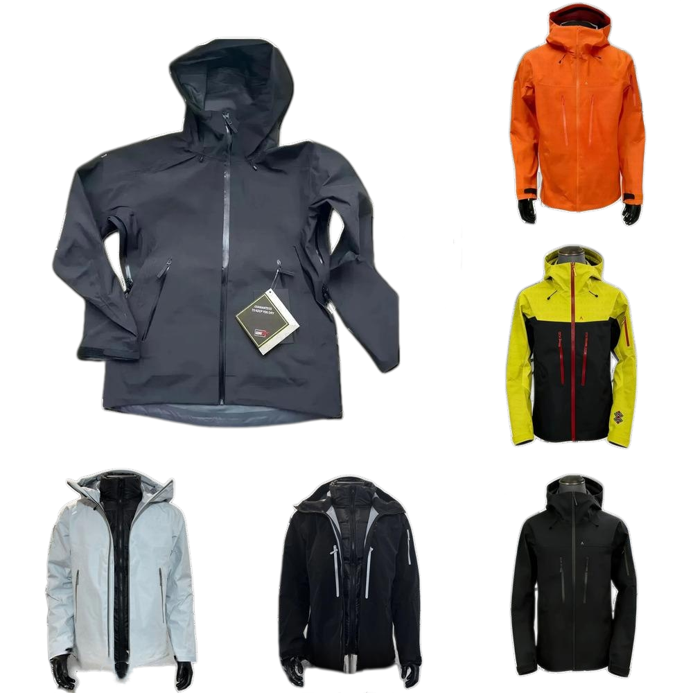 Windbreaker designer jacket Mens Waterproof Hard Shell Windbreaker Jacket Lightweight Breathable Hooded Outerwear For Hiking Travel Outdoor designer