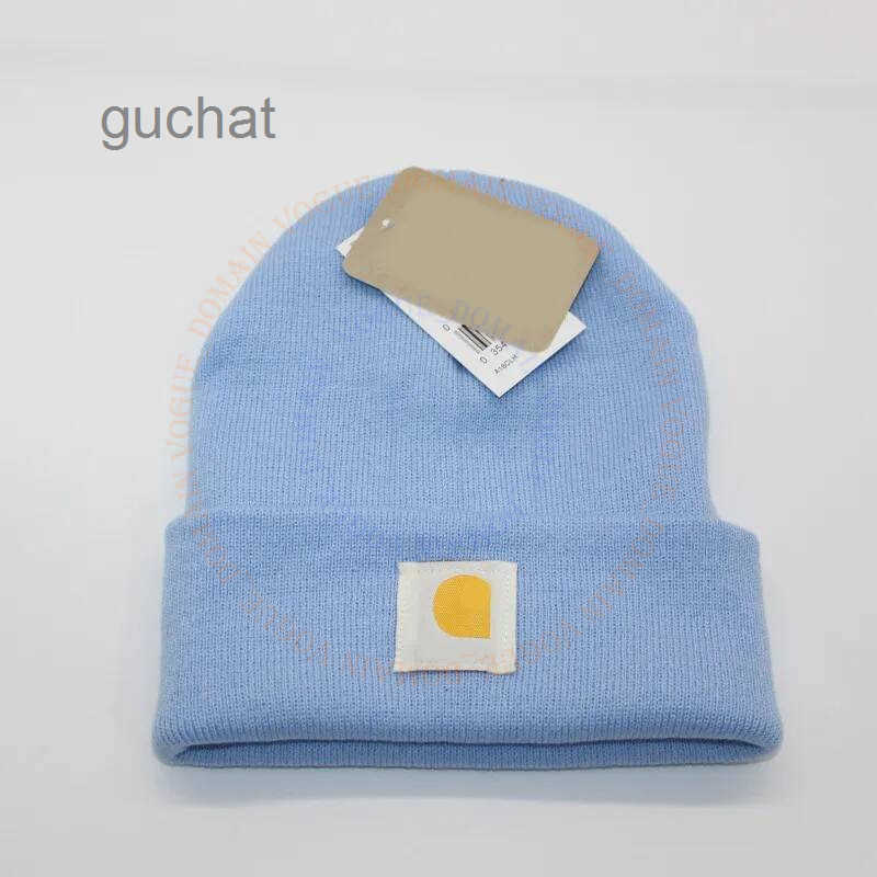 Winter Warm Double Layer Knit Beanie Hat Men Women Folded
