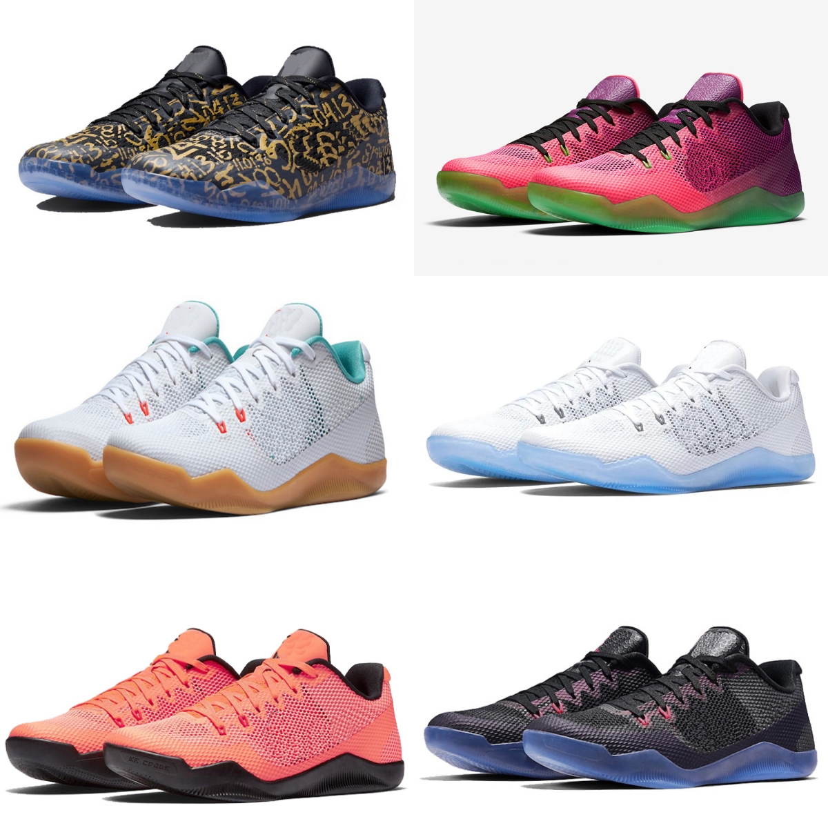 Hot Black Mamba 11 EM Protro Mamba Day Basketball Shoes for sale 2026 Out Black Metallic Gold mambacurial pink green Grade school men women Sneakers
