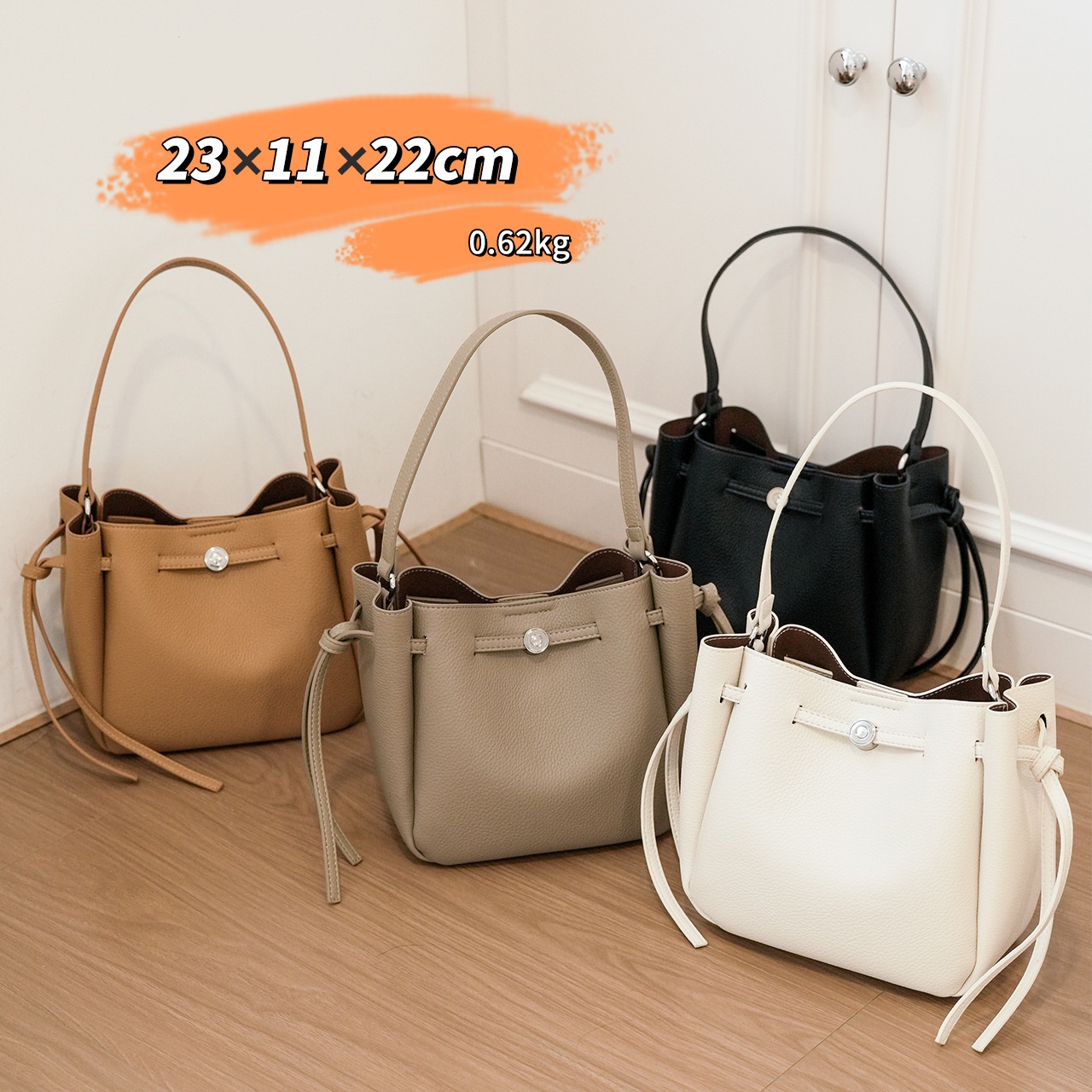 Designer bag TB Bag for Women Handheld Romy Bucket Large Capacity Cowhide Tote Shoulder and Crossbody Bag Versatile TB 2026 new arrival romy collect