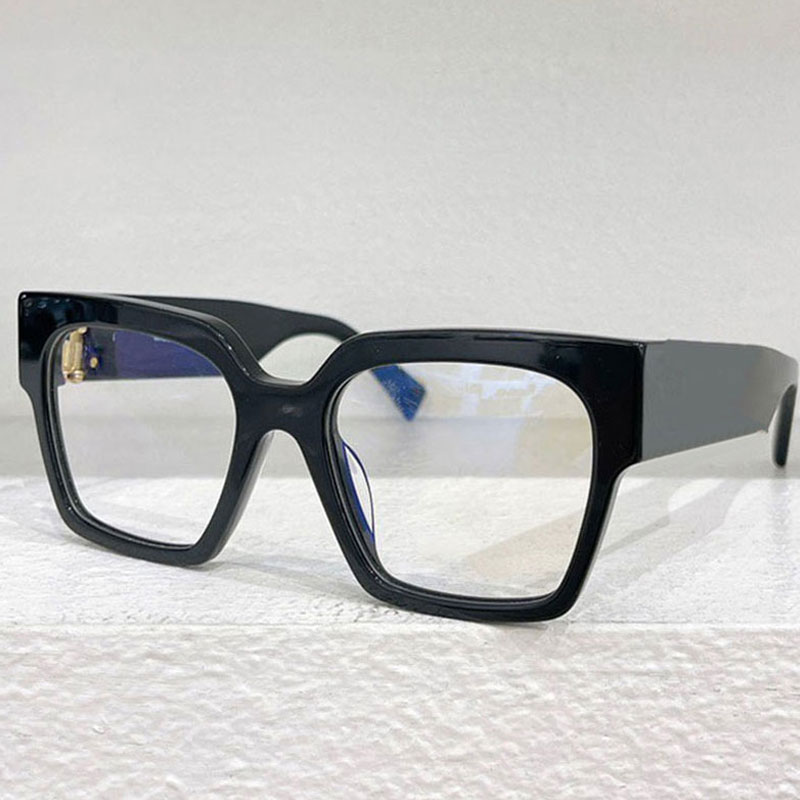 Lady square reading glasses Leisure designer Black acetate frame Women optical lenses fashion styling Anti blue light glasses VMU04 with box