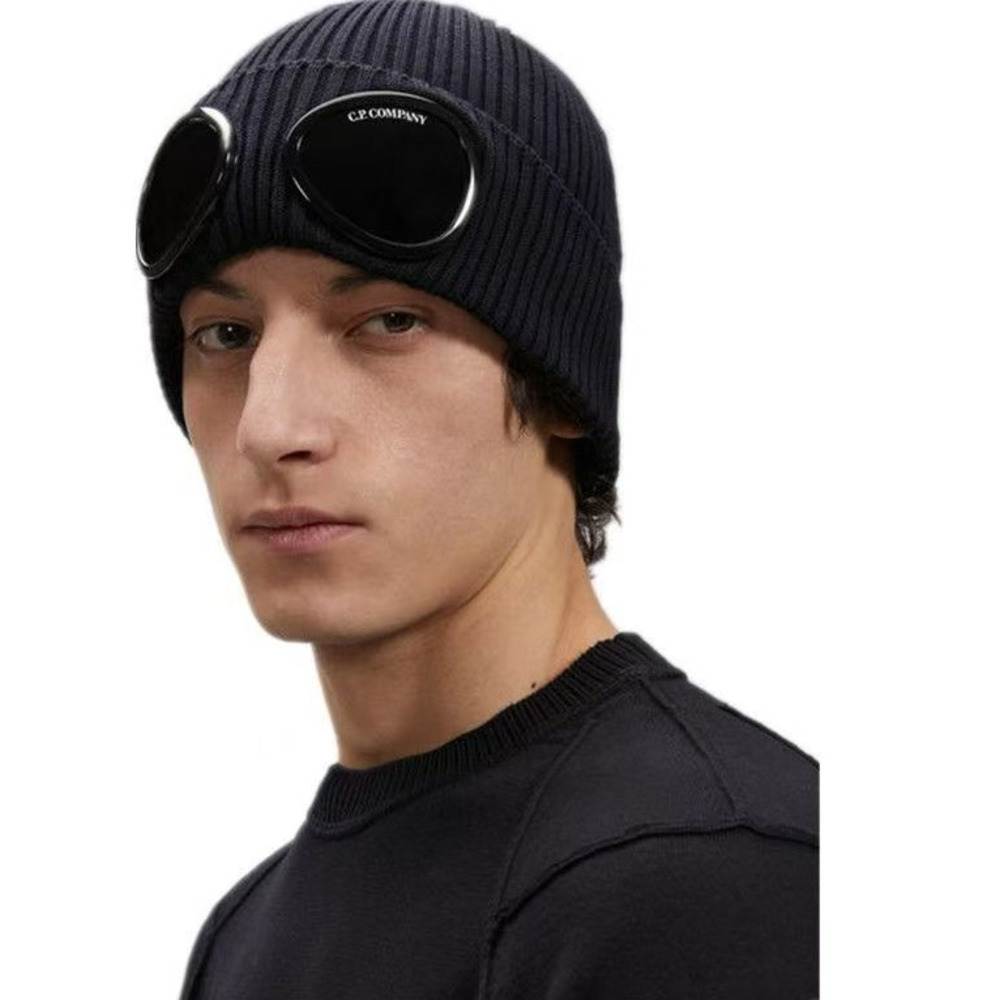 Beanie/Skull Caps Sport CP 2026 Official Website C p Luxury Designer Cotton Man Goggle Beanie Hat