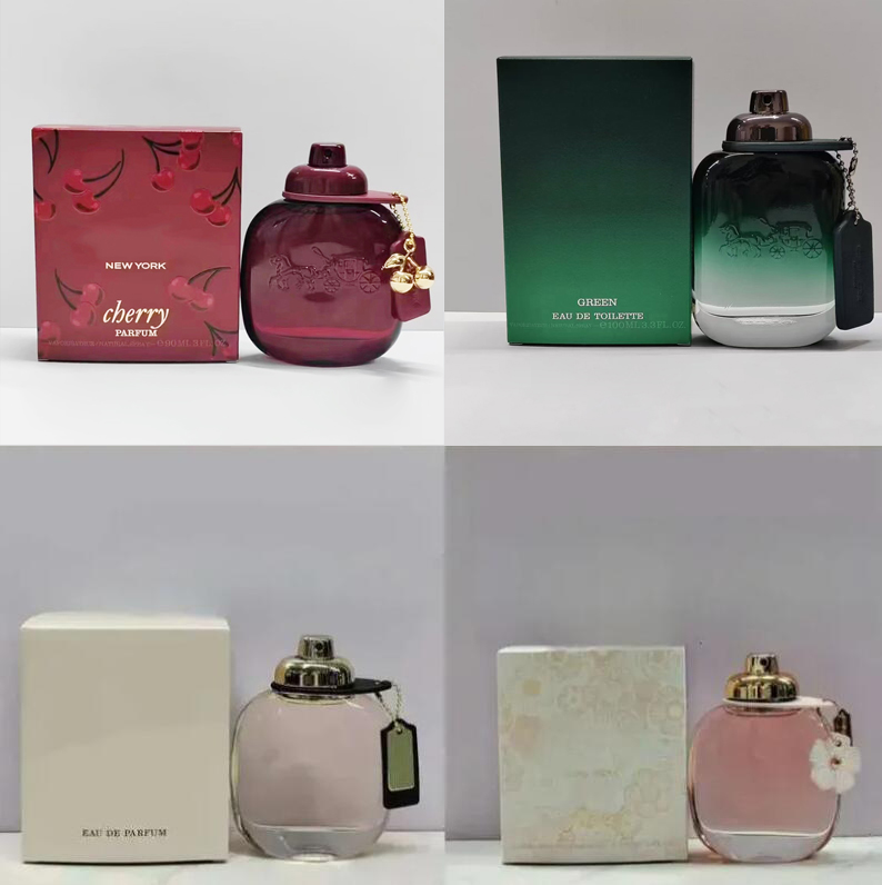 Designer New York Cherry Love Floral Gold Pure Platinum Green Blue EDT EDP Perfume Women Men Fragrances 90ml 100ml Long Lasting Smell Cologne Spray