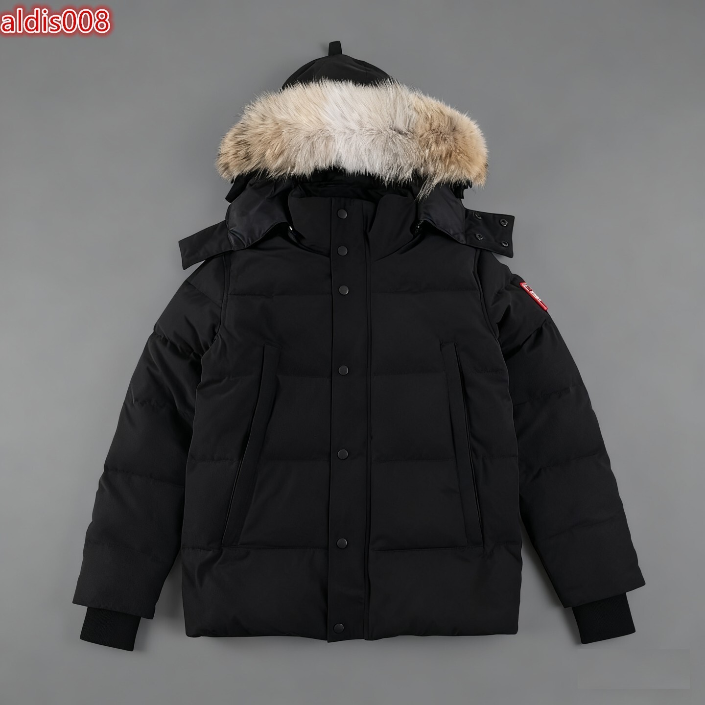 Lize-custom Classic Style High Quality Warm Outwear Coat Windproof Hot Real Coyote Fur Winter Mens Wnd Parka Down Jacket