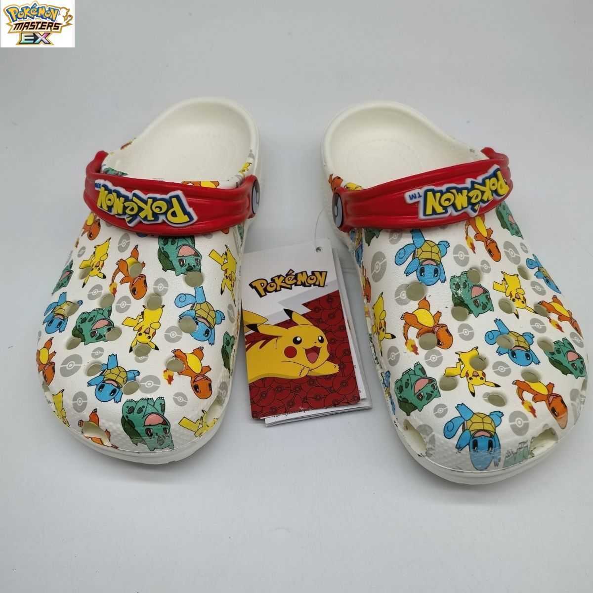Pikachu kids' clogs back-to-school student sandals non-slip odor-resistant durable and super soft with a closed-toe design for outdoor wear L26
