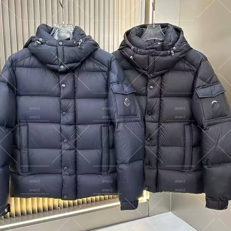 Mon Designer afneembare capuchon pluizige parka voor heren, warm, casual, zacht, comfortabel, katoenen jas, verdikte donskatoenen jas, gebreide, opg