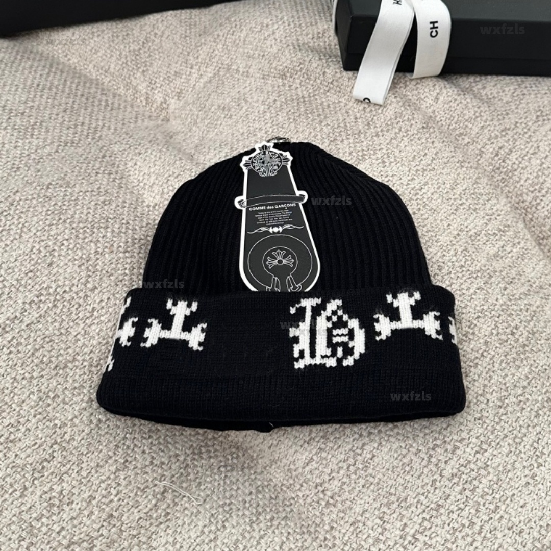 Beanie Designer High Classic Quality Letter Knitted Beanie Caps for Mens Womens Autumn Winter Warm Thick Wool Embroidery Cold Hat