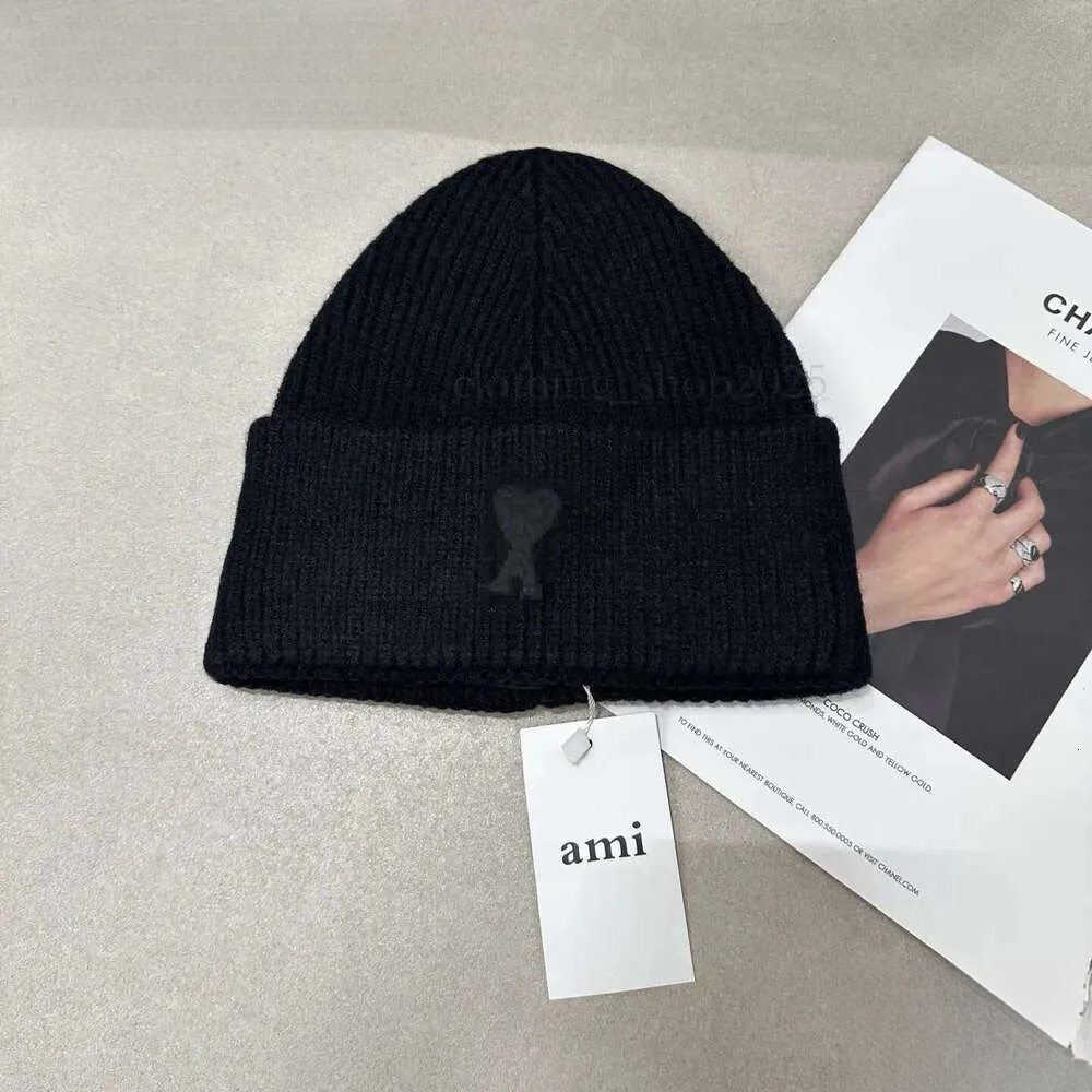 Amiity Paris Hats Beanie High Quality Luxury Designer Red Womens Kid Winter Mens Wool Hat d1