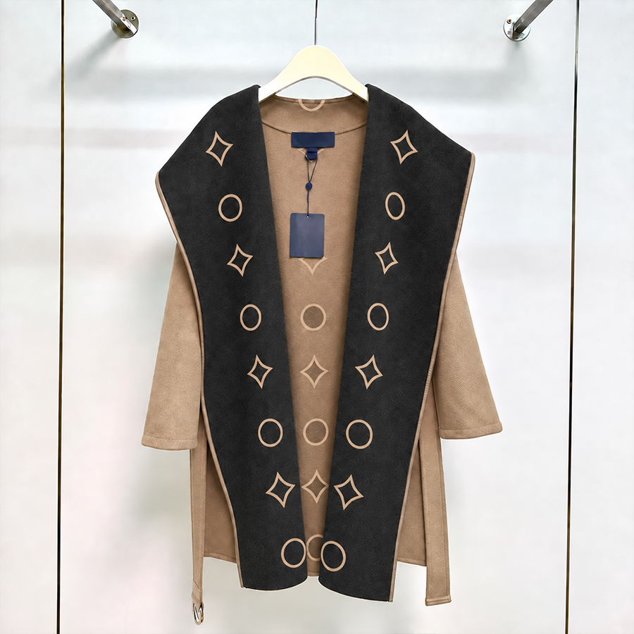 Cashmere Coat Women Jacket Designer Wool Blends Coats Fashion Jacket Classic Cashmere Coat Essential for Fall and Winter Woolen Coat Long and Sho