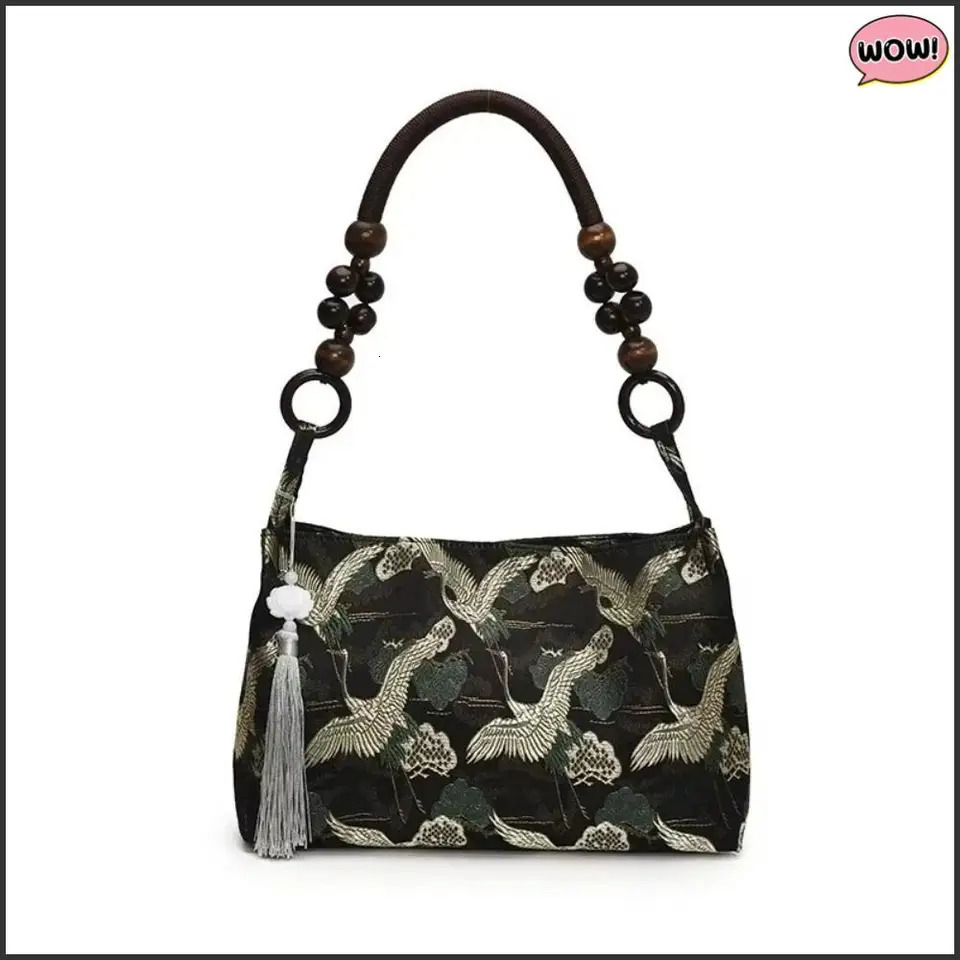 Hasp Sewing Thread Craft Embroidered Shoulder Bag Ethnic Pattern Embroidery National Style Handbag 260909