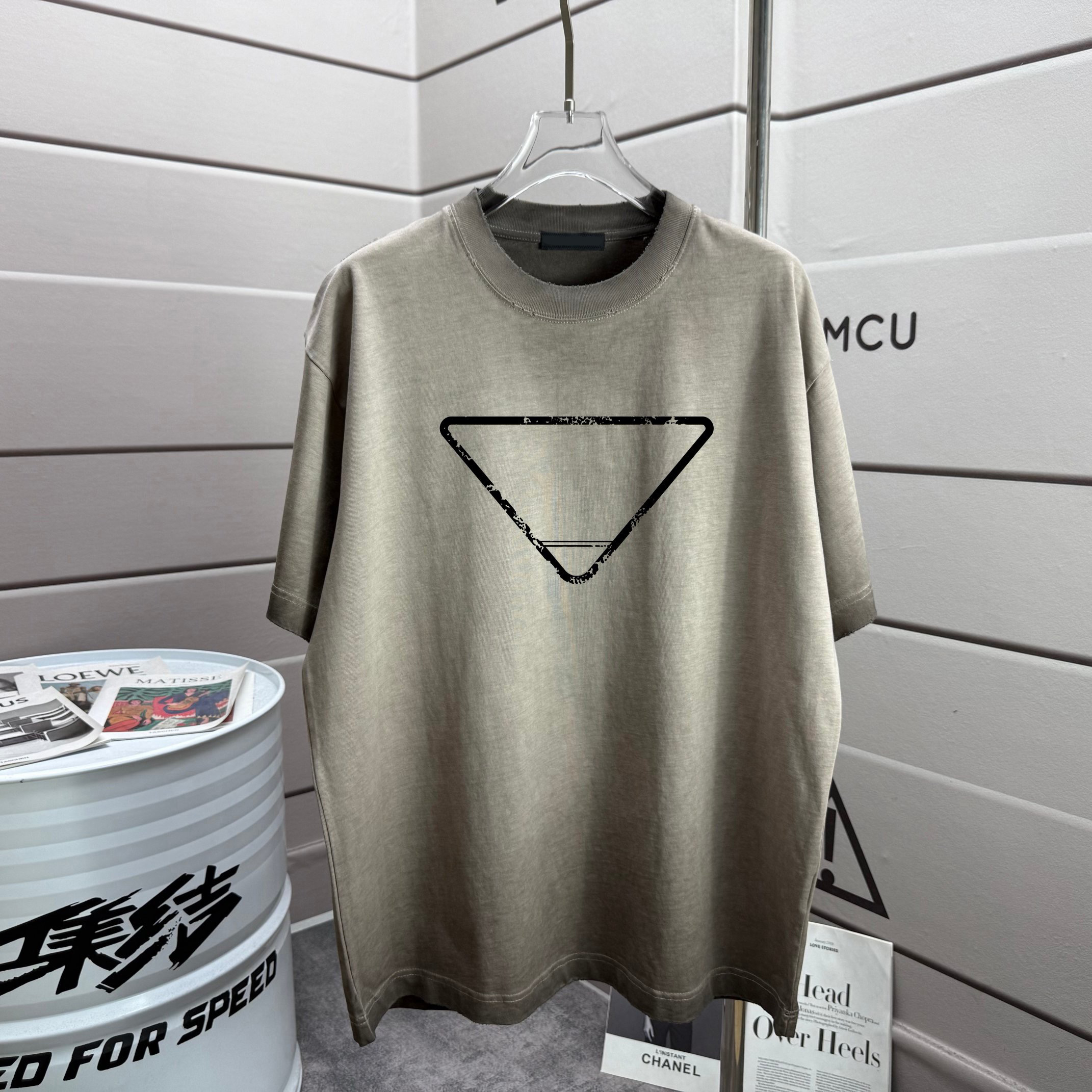 Plus T-shirts voor heren Polo's Rond T-shirt Grote maten hals geborduurd en bedrukt zomerkleding in polarstijl met puur straatkatoen hCMM9642466674x