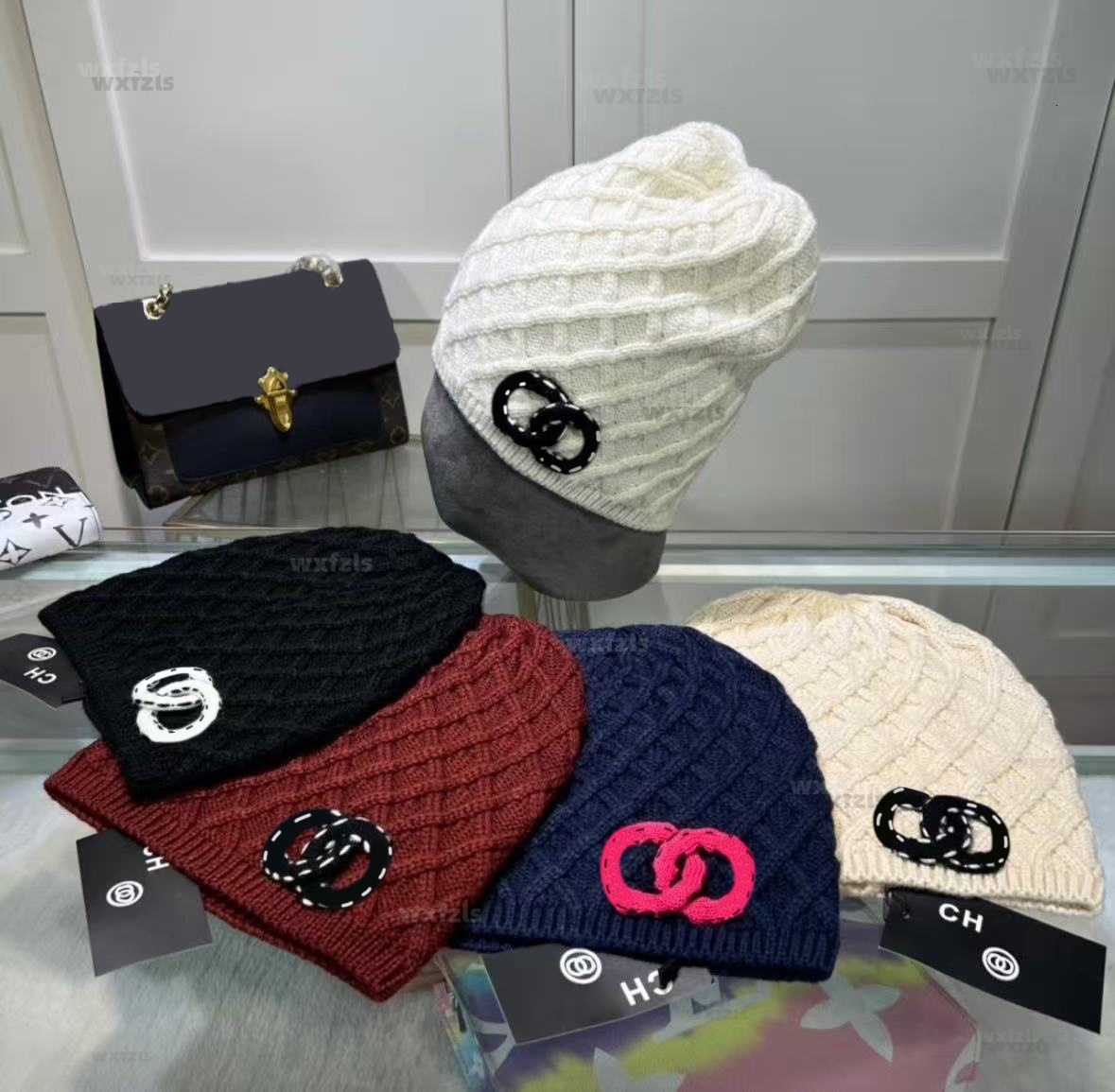 Fashion designer beanie men autumn winter hat women spring outing warm knitted wool hat luxury knitted beanies cap girl boy casquette
