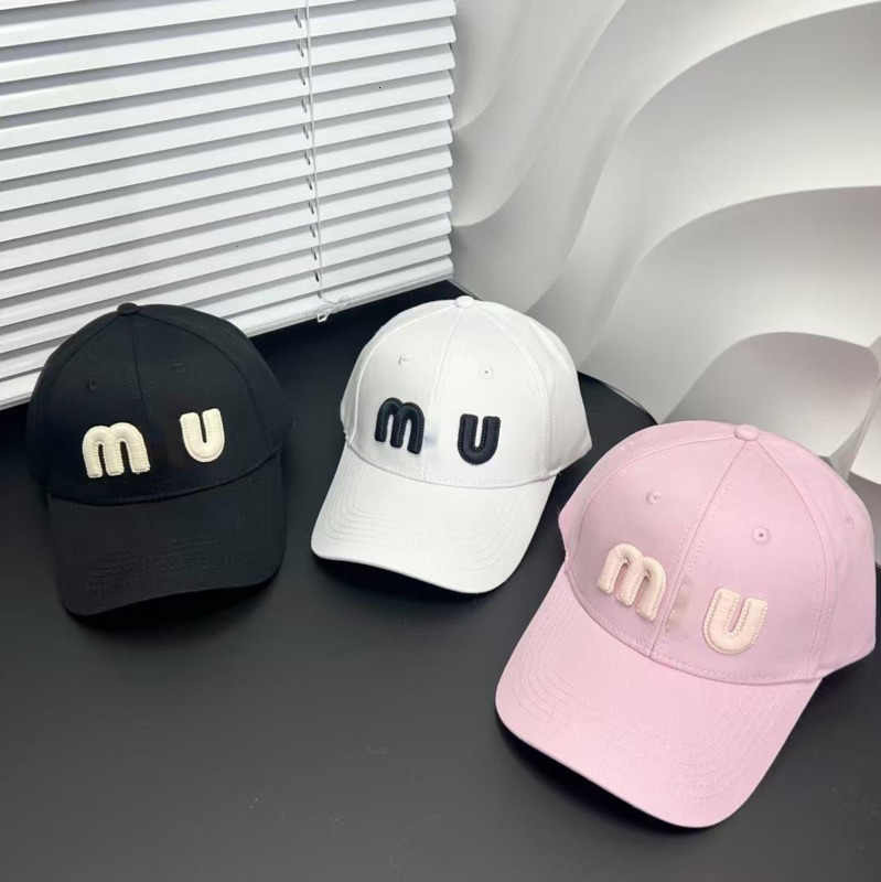 m summer hat designer Mimiuity Mmiuity baseball cap casquette gorras Letter Baseball Cap Summer Spring Autumn Duckbill Hat for Women Men 2026