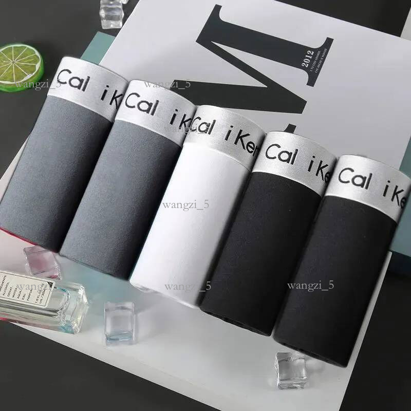 Calvinlies Kleinboxers Boxers 5Pc Mens Classic Trend Designer Underwear Fashion Designer Sexy Shorts Cotton Boxers Students Youth Trend Breathable N